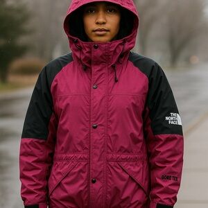 VINTAGE 90s The North Face GORE-TEX Colorblock Jacket Women's Medium